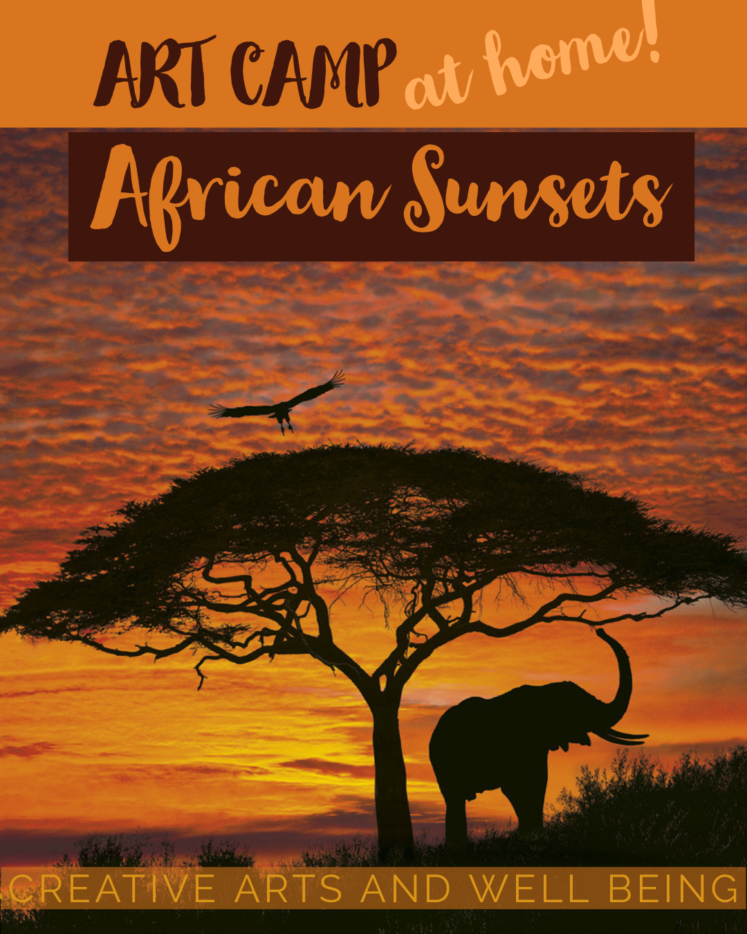 African Animals – How to Make an African Silhouette Sunset Picture –