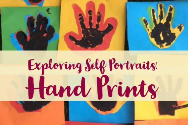 Self Portraits – How to Make Hand Print Art