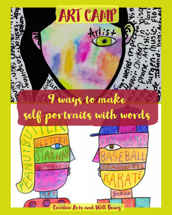Self Portraits – How to Make Self Portraits with Words & Pictures