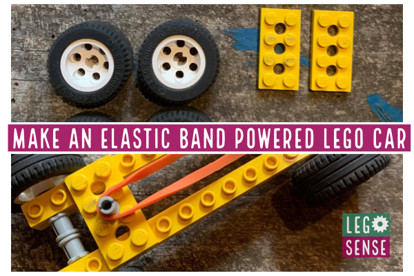 Elastic Band Lego Cars