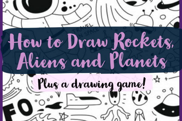 How to Draw Awesome Rockets, Aliens and Planets