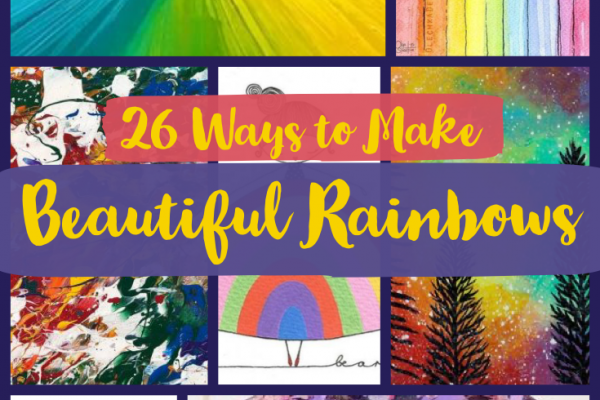 How to Make Beautiful Rainbow Art – 26 Ideas