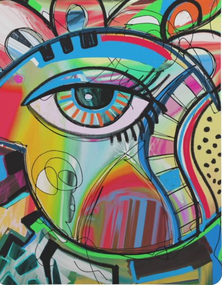 Abstract-Eye-Painting-Clipboard-Letter