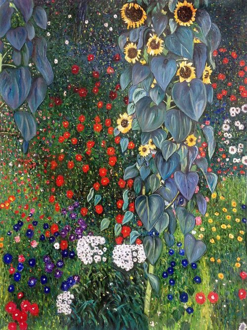Klimt - Farm Garden with Sunflowers