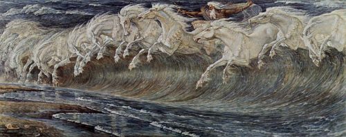 Walter Crane - Neptune's Horses, 1892